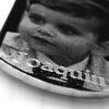 ID bricka i rostfritt med fotot