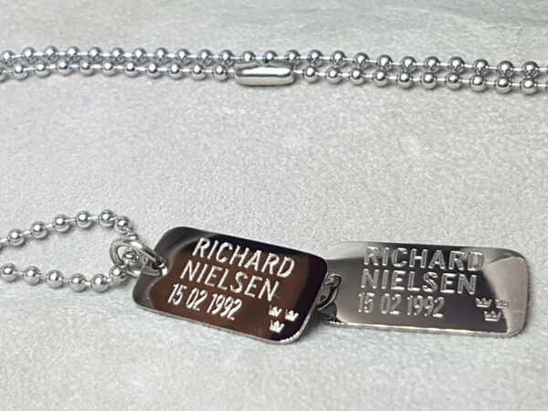 Mini Dogtags / Rostfritt Stål