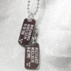 Mini Dogtags / Rostfritt Stål