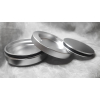 Snusdosa- silver aluminium med askkopp