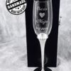 Champagneglas glas/ 2st Inkl. Gravyr
