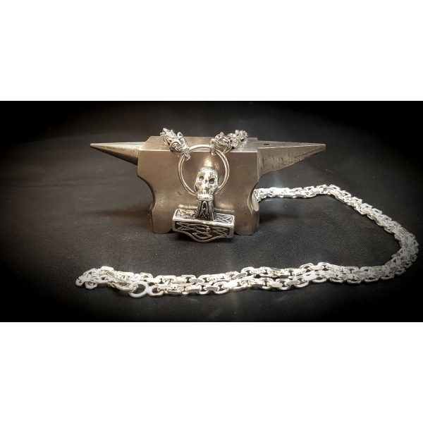 Skull Hammer i SILVER