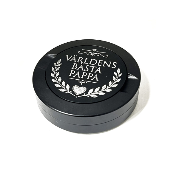 Snusdosa Svart Aluminiun
