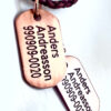 Dogtags x 2 - Koppar