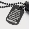 WARAN bricka med Pillbehållare Svart