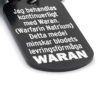 WARAN bricka med Pillbehållare Svart