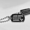 Mini Dogtags / Rostfritt Stål 25x16
