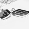 Mini Dogtags / Rostfritt Stål 25x16