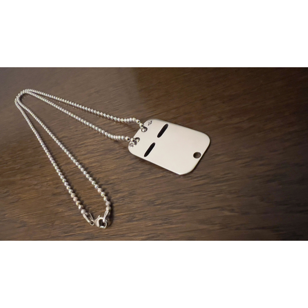 Svensk ID Bricka - ÄKTA SILVER!