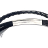 Steel & Leather armband