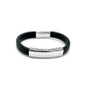Steel & Leather Armband XL