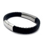 Steel & Leather Armband XL