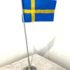 Minne Av Dopdagen H30cm med svensk flagga /inkl Gravyr