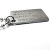 ID bricka 38x22mm Military