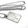 ID bricka 38x22mm Military