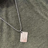 ID bricka 38x22mm Military