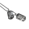 Dogtags x 2 - Rostfritt stål