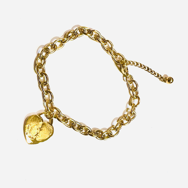 Foto Armband - Rostfitt Guld