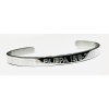 Stelarmband i Rostfritt stål / Silver / inkl. utvändig eller invändig Gravyr