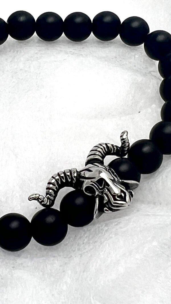 Onyx armband Bock Huvud