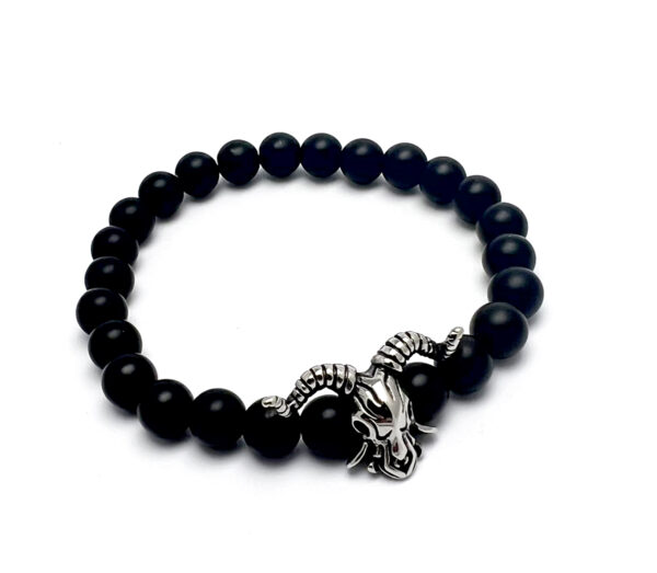 Onyx armband Bock Huvud