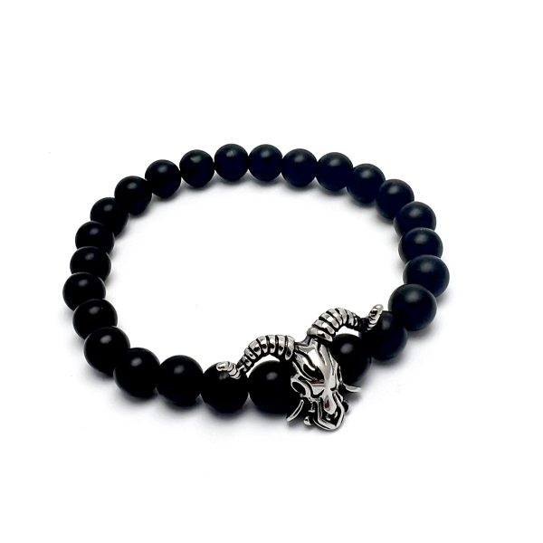 Onyx armband Bock Huvud