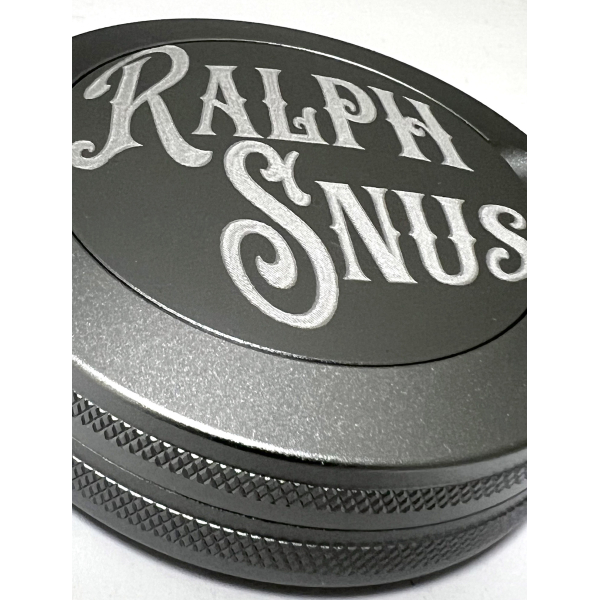Snusdosa Gun-metal Aluminiun