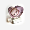 Small heart + marvel +engraving plate
